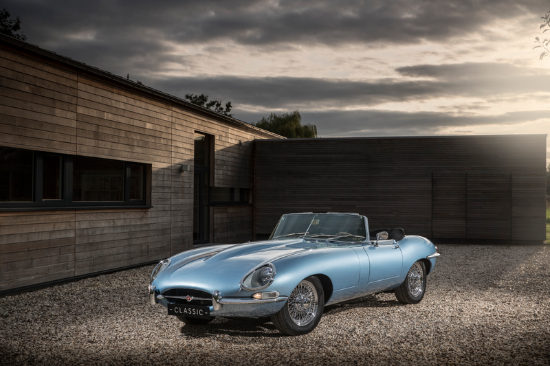 Illustration for article titled The Electric Jaguar E-Type Zero Is The World's Most Beautiful Car Reworked For The Future